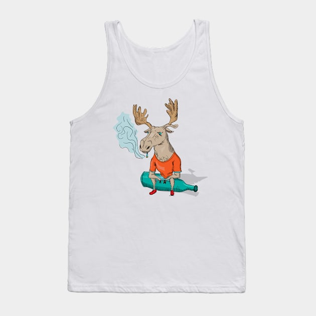 Moose Smoker Tank Top by Mammoths